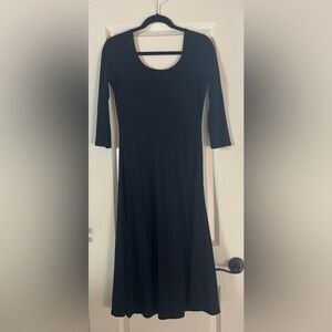 Vintage Ralph Lauren Classic Black Long Sleeve Dress